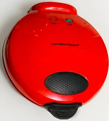 Hamilton Beach Red Electric Quesadilla Maker Type ST25 Model 25409 Tested - Image 1 of 4