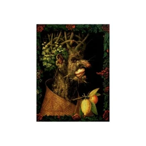 Stampa su Tela su Carta Poster o Quadro Giuseppe Arcimboldo Winter - Foto 1 di 2