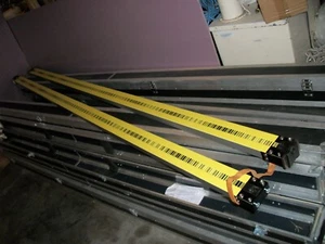 Nedo Topcon  Invar - 10 foot Leveling Rod Set  with Topcon RAB Bar-code - Picture 1 of 16