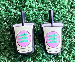Mateha Green Tea - Shoe Charms Set of Two New - Picture 1 of 1