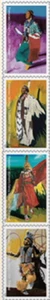 #5978 - 5981 2025 Powwows Vertical Strip/4 - MNH - Picture 1 of 1