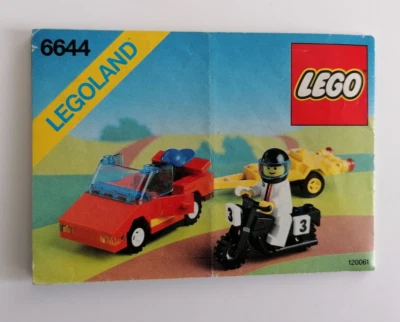 Notice Lego System City 6644 Road Rebel - Livret d'instructions uniquement 1990 - Photo 1/2