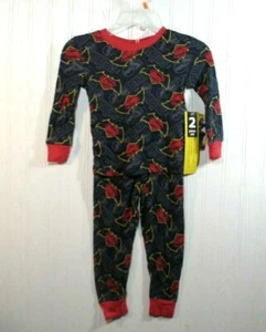 Batman vs Superman Boys Size 4 Pajama Set 2 Piece Long Sleeves NWT - Picture 1 of 3