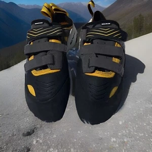 Evolv Shaman Climbing Shoes, New, Gold/Grey, Size US Wms 7, Men’s 6 EU 38 UNISEX - Picture 1 of 12
