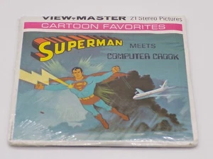 1976 GAF View Master SUPERMAN Meets the COMPUTER CROOK Sealed B584 Viewmaster DC - Picture 1 of 2
