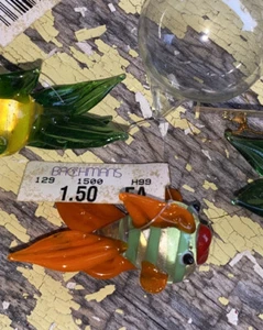 Vintage Aquarium Fish Tank Fantasea Water Babies 1 Of 9 Decor Fish Orange Green - Picture 1 of 8
