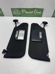 OEM 2008-2014 DODGE AVENGER CHRYSLER 200 SUN VISOR SHADE LEFT RIGHT SET PAIR - Picture 1 of 10