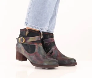 NEW Spring Step L'Artiste Shazzam Ankle Boots Bootie Multicolor Women’s 5.5-6 36 - Picture 1 of 13