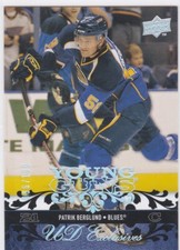 2008-09 Upper Deck Young Guns #242 Exclusives Patrik Berglund /100 Blues RC
