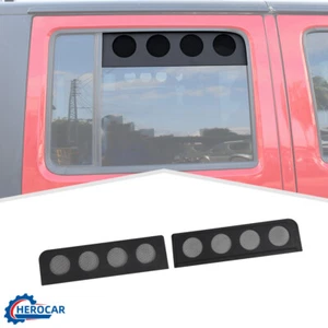 Cubierta de moldura de panel de ventilación de aire con persiana de ventana trasera 2 piezas para Jeep Wrangler JK JKU 4 puertas - Imagen 1 de 14