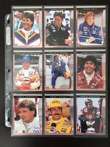 SET of 100 AUTO RACING TRADING CARDS 1992 - Picture 1 of 8