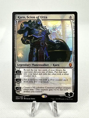 Karn, Scion of Urza (Lightly Played) - MTG - Dominaria (ENG) - Image 1 of 2