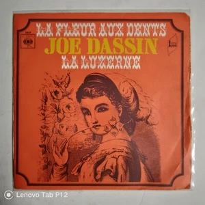 JOE DASSIN - LA FLEUR AUX DENTS - 1986 SPANISH 7" EP PS, CHANSON - Bild 1 von 4