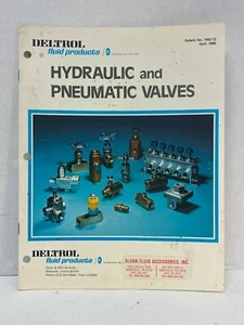DELTROL FLUID PRODUCTS HYDRAULIC AND PNEUMATIC VALVES 1482-12 BOOK *FREE SHIP* - Picture 1 of 2