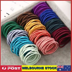 Hair Ties Hair Band Ropes Women's Ponytail Holder Black Brown MultiColour - Picture 1 of 26