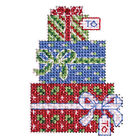 Cross Stitch Kit ~ Mill Hill 2023 Winter Holiday Gift Trio #MH18-2332