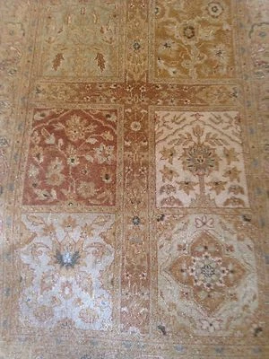 Oriental area rug hadj jalili runner 2.6x10 Ft hand Knotted Gray/taupe Fine. - Image 1 of 4