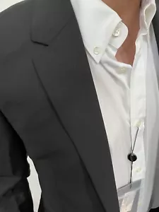 Alexander McQueen Mens Suit . In Classic Black . ( Small ) - Picture 1 of 14