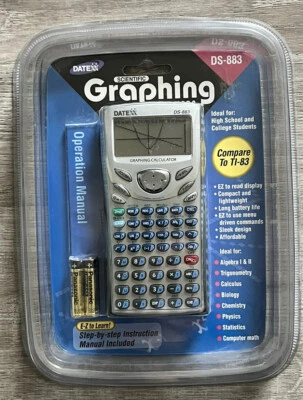 Brand New DATEXX Scientific Graphing Calculator DS-883 TI-83 NIP Sealed - Image 1 of 2