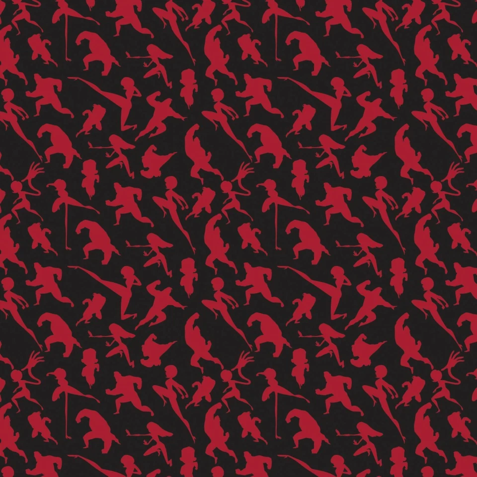 迪士尼·皮克斯 Incredibles 系列剪影-棉织物按码出售 — 第 1/1 张图片