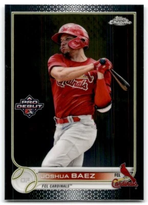2022 TOPPS PRO DEBUT CHROME JOSHUA BAEZ FCL CARDINALS #PDC-40 - Image 1 of 2