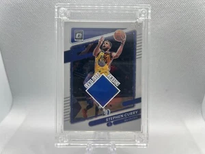 2025 Jersey Fusion Steph Curry Game Used Swatch Patch Warriors Encased - Bild 1 von 2