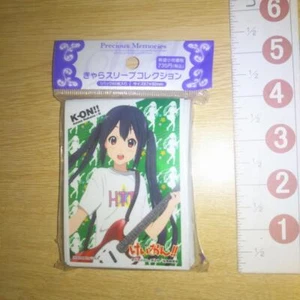 A72841 K-ON !! Kyoto Animation Chara Sleeve Collection Azusa Nakano 65sheets - Picture 1 of 3