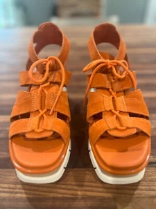 NEW Sorel Women's Joanie III Lace Sandals Desert Sun/Chalk size 7.5 NWOB - Picture 1 of 8