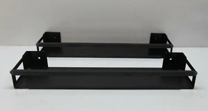 ⭐ Set of 2 Wall-Mount All Metal Spice Rack Organizer Hanging w/ Solid Bottoms - Picture 1 of 4