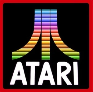 ATARI STICKERS (10) PACK RETRO 1970s 1980s VINTAGE ** WORLDWIDE 🌐 SHIPPING ** - Picture 1 of 2