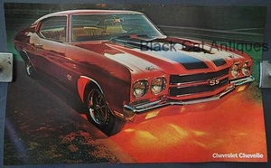 Chevy Chevelle SS 396 1970 cupé deportivo hoja de venta tamaño grande 17 3/4 X 11 - Imagen 1 de 1