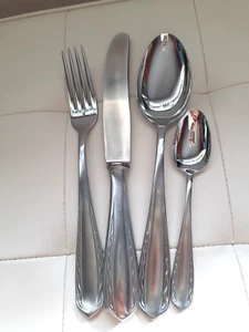 DDR Besteck MESSER + Gabel + Löffel + Kaffeelöffel Alpacca Chrom DDR VEB ERBE ? - Bild 1 von 7