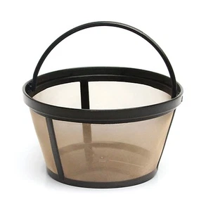 Mr Coffee GTF2-1 Basket-Style Replacement Gold Tone Permanent Filter 10 - 12 cup - Picture 1 of 1