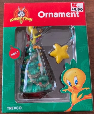 ORIGINAL~ADORNO DE NAVIDAD~TWEETY BIRD~CATCHING A STAR~LOONEY TUNES~WB~1999 Foto 1 de 4