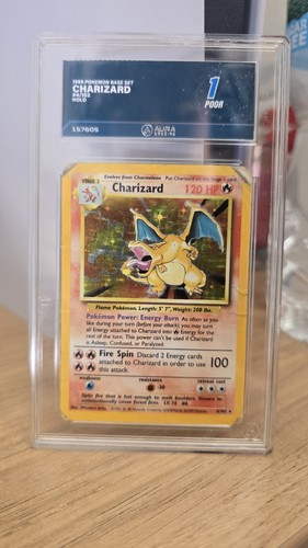 Charizard 4/102 Base Set 1999 Holo Pokemon Card PSA 6 Graded | eBay UK