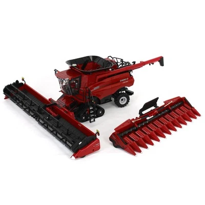 1/32 Case IH Axial-Flow 9260 Tracked Combine w/ Corn & Grain Heads ERTL ZFN44403 - Image 1 of 4