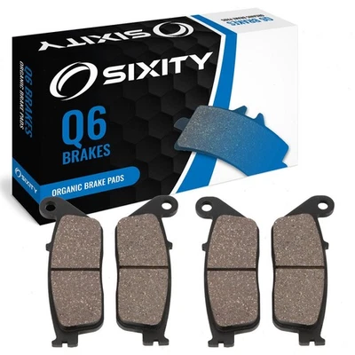 Полный комплект передних органических тормозных колодок 1997-1999 Honda GL1500CT Valkyrie Tour vf - Изображение 1 из 4