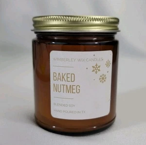 BAKED NUTMEG Blended Soy 1-Wick Jar Candle  - Picture 1 of 6