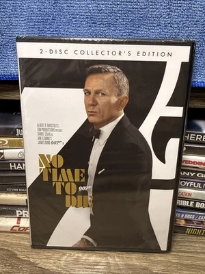 NO TIME TO DIE 007 Collectors Edition 2 Disks (DVD, 2021) New & Sealed - Image 1 of 2