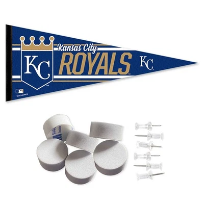 KC Royals Wall Banner Pennant Flag - Image 1 of 4