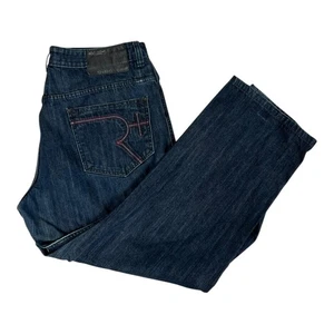 Vintage Rocawear Jeans Herren 40x34 Y2K Hip Hop Baggy Loose Dark Wash Denim - Bild 1 von 8