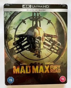 Mad Max: Fury Road (4K UHD) Steelbook ***UK Import*** New - Factory Sealed - Picture 1 of 6