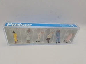 Preiser Spur H0 1:87 #14116 Figuren Passanten Fertigmodell neu und OVP   - Bild 1 von 5