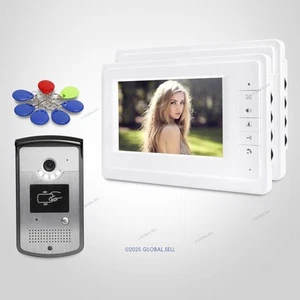 7" Video Door Intercom System with Mute Mode for Home Security for House/ Flat - Picture 1 of 5