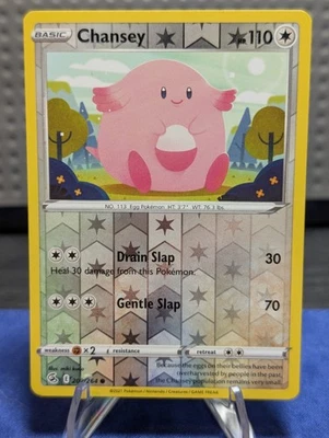 Pokemon TCG Chansey 202/264 Swsh08: Fusion Strike Reverse Holo - Image 1 of 2