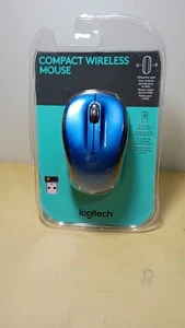 Mouse wireless compatto Logitech 910-005754 blu nuovo sigillato - Foto 1 di 4