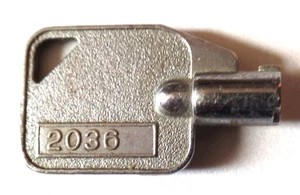 Vintage Schlüssel 2036 Silberfarben - Bild 1 von 5