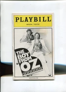 Vintage Broadway PLAYBILL 2004 THE BOY FROM OZ Hugh Jackman w orig ticket stub - Picture 1 of 2
