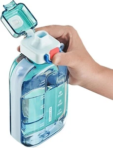 Bottiglia acqua sportiva 750 ml bottiglia antiperdita e senza BPA, bottiglia acqua palestra - Foto 1 di 8