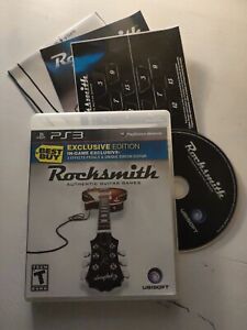 Rocksmith Authentic Guitar Games Exclusive Edition (Sony PlayStation 3, 2011)